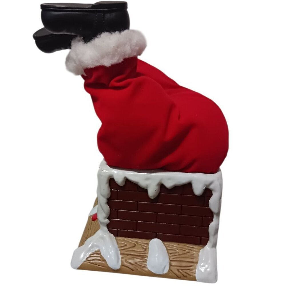 Gemmy Santa Claus Stuck In Chimney Animated Christmas Decor Figurine Sound - Picture 4 of 9